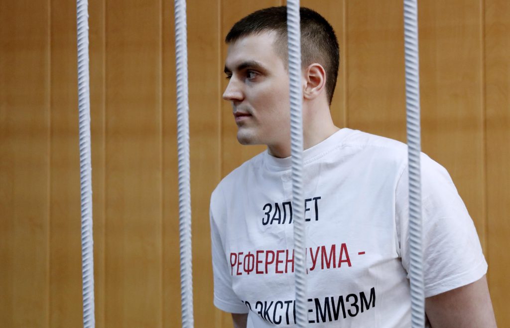 Russian Journalist Sokolov Jailed For Extremism After Calling For